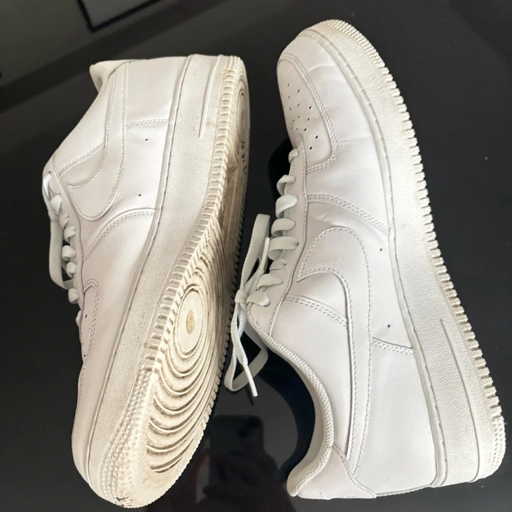 Nike Air Force 1 White Low Top Men's Classic AF1 Sneakers Size 12